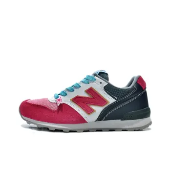 New Balance NB 996 Cushioning Anti-Slip And Wear-Resistant Low-Top Running Shoes Women's White Purple