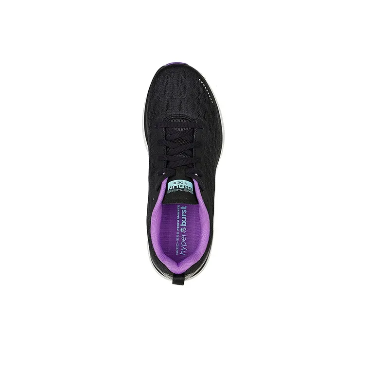 Skechers Go Run Ride 9 Low-Top Running Shoes Women's Black Purple-3