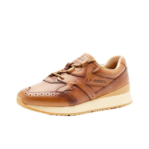 LI-NING 1990 Casual Shoes Men Low-Top Teak Color