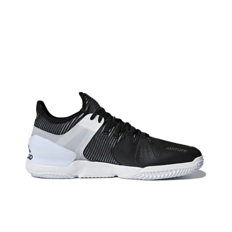 Adidas Adizero Series Tennis Shoes Men Low-Top Black/White-1