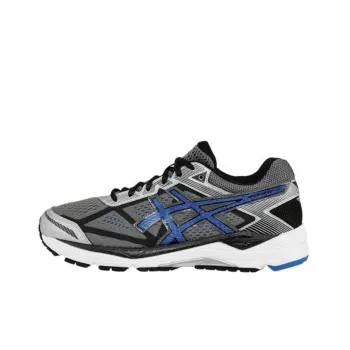 Asics Gel-Foundation 12 Anti-Slip And Wear-Resistant Breathable Low-Top Running Shoes Men's Gray Blue