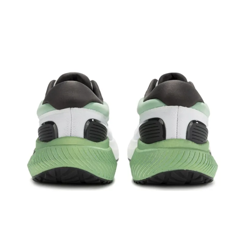 Saucony Surge 1 Cushioned Wear Resistant Slip Resistant Low Top Rubber Running Shoes Men's White Green-3