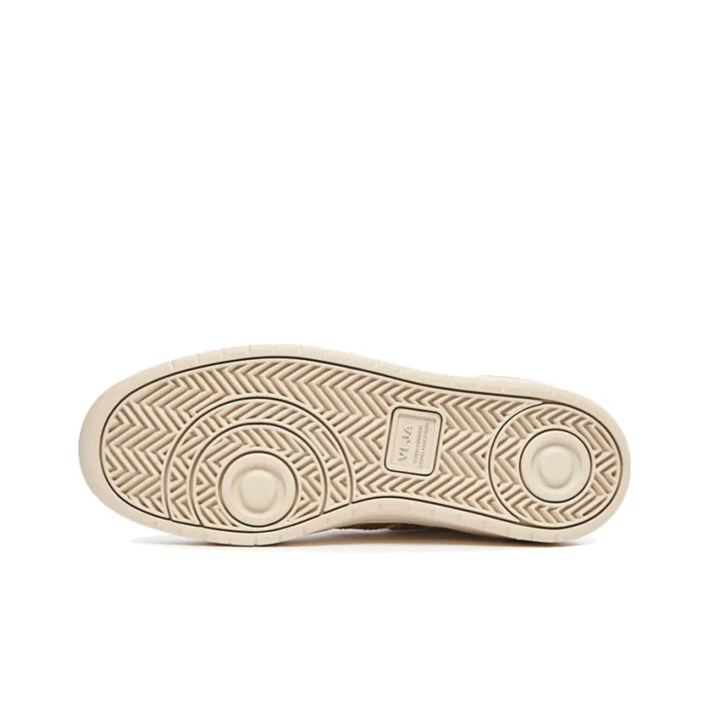 VEJA V-10 Stylish Skateboarding Shoes Unisex White Gold-3