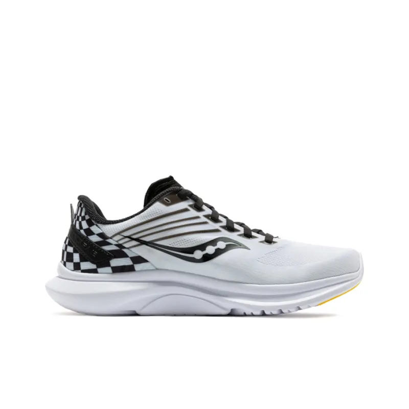 Saucony Cushioning Anti-Slip And Wear-Resistant Lightweight Rebound Low-Top Casual Running Shoes Women's White Purple-1