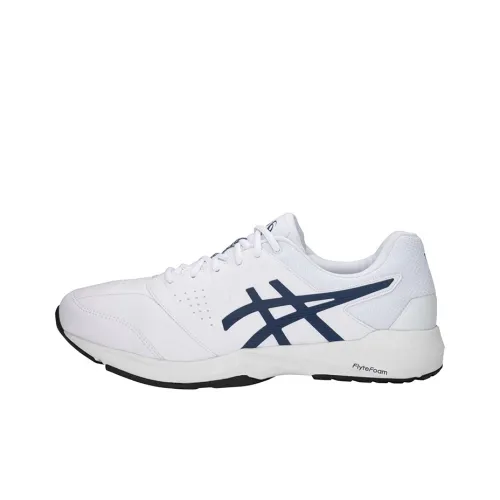 Asics Gel-Quest FF Leather Running Shoes Men Low-Top White/Blue