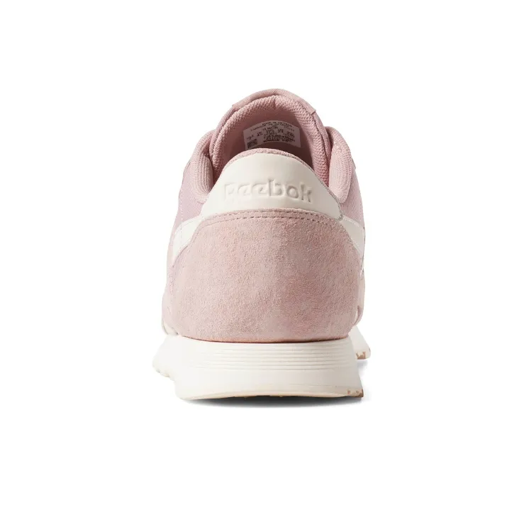 Reebok Classic Nylon Running Shoes Women's Low-Top Rose Pink-3