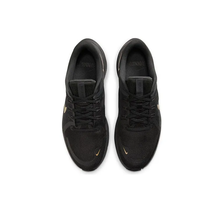 Nike Quest 4 Black Metallic Gold-3