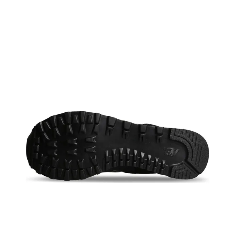 New Balance NB 574 Shock Absorbers With Slip Resistant Features Low Top Running Shoes Unisex Black Blue-3