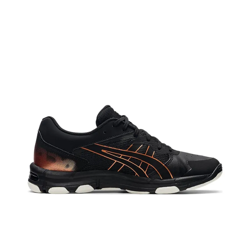 Asics Gel-Netburner Academy 8 Wear-Resistant Low-Top Running Shoes Women's Black Gold-1