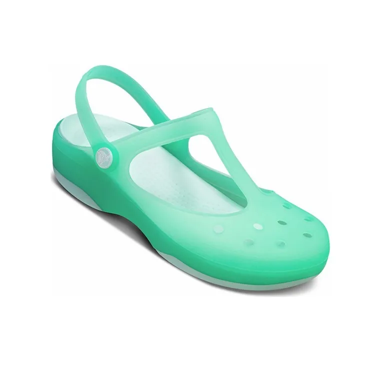 Crocs Karin Clog Beach Green Sandals Women's-2
