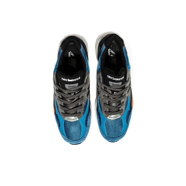 New Balance 992 Black Blue Grey-3