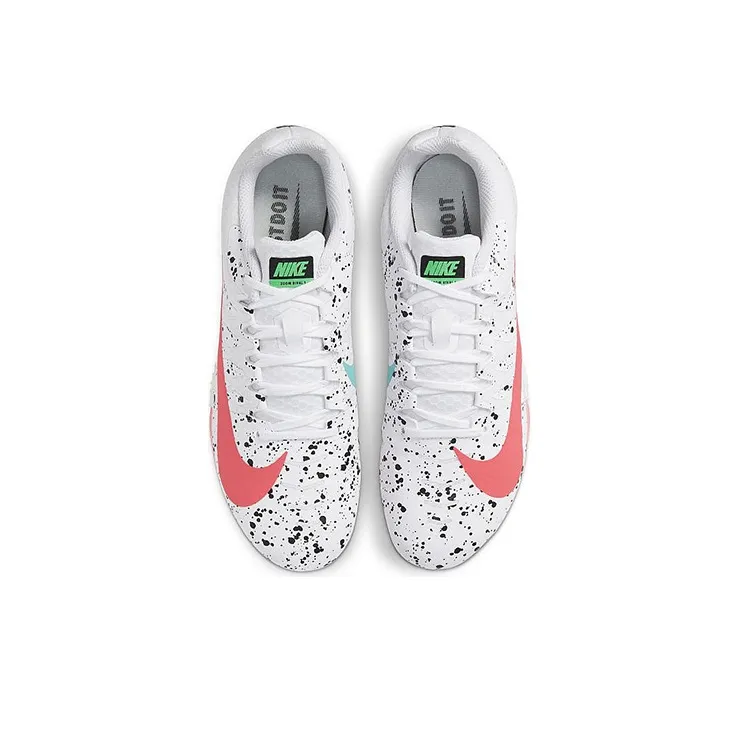 Nike Zoom Rival S 9 Paint Splatter White Crimson Jade Women's-3