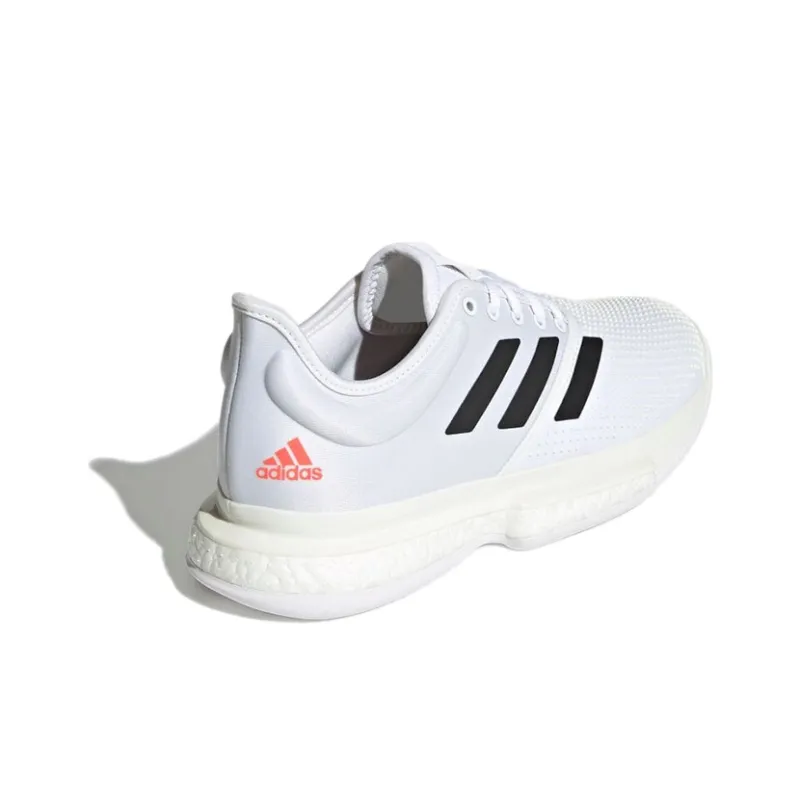 Adidas Solecourt Tokyo Tennis Durable Breathable Low-Top Tennis Shoes Women's White Black-3