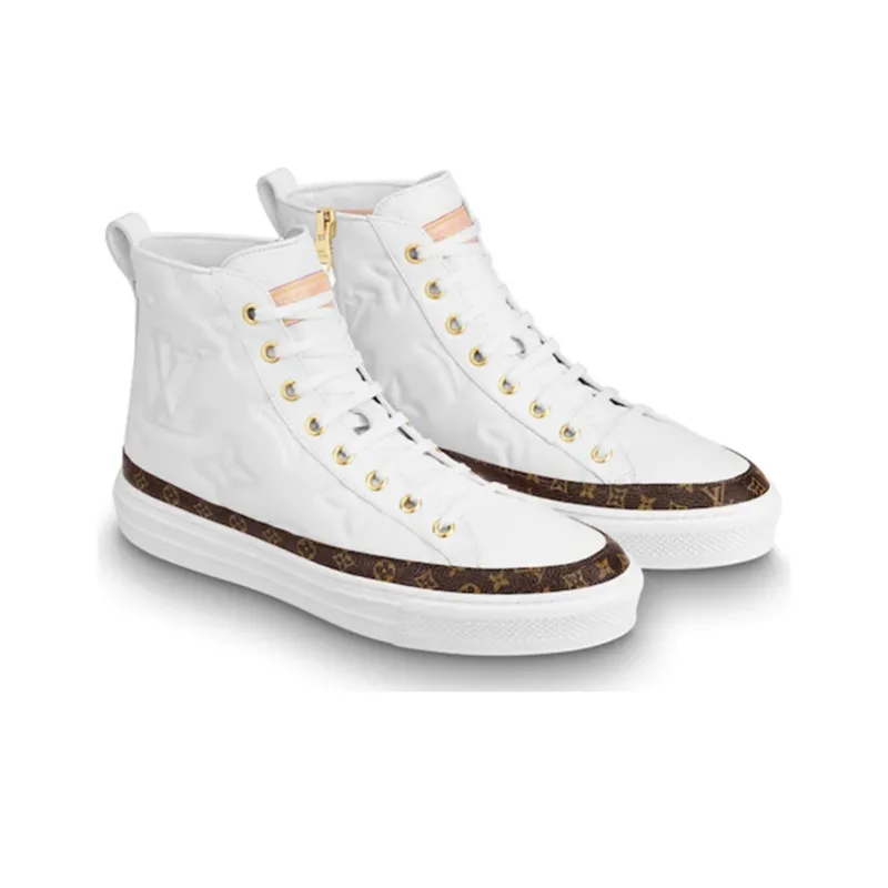LOUIS VUITTON Lv Stellar Sports Boots White Women's-3