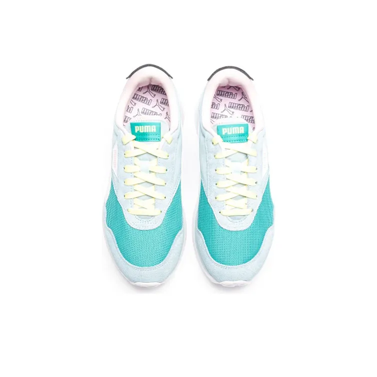 PUMA Cruise Rider Cushioning Anti-Slip And Wear-Resistant Breathable Coverage Low-Top Running Shoes Women's Mint Green-3