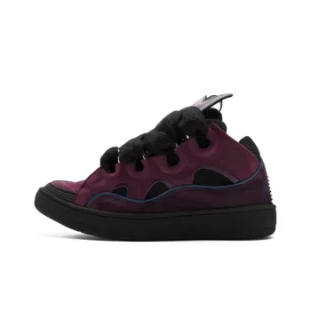 Lanvin Curb BATMAN Low-Top Stylish Skateboarding Shoes Men's Purple