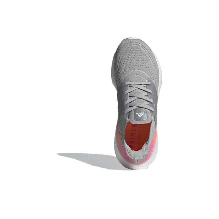 Adidas Ultra Boost 21 Grey Screaming Orange Women's-4