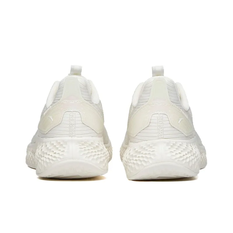Anta Martian Foam Anti Slip Wear Resistant Low Top Running Shoes Women's Ivory White-3