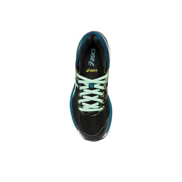 Asics GT-2000 4 Anti-Slip And Wear-Resistant Breathable Low-Top Running Shoes Women's Black Blue D Width-1