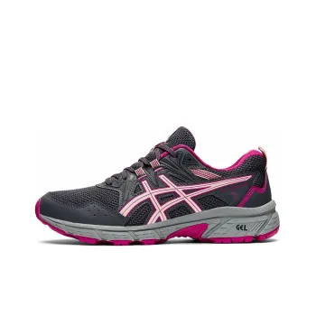 Asics Gel-Venture 8 Wear-Resistant Low-Top Running Shoes Women's Gray Purple