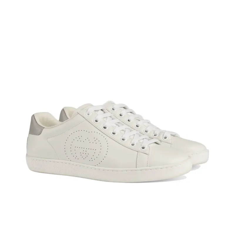 GUCCI Women's Ace 'Interlocking G White Grey' Women's-2
