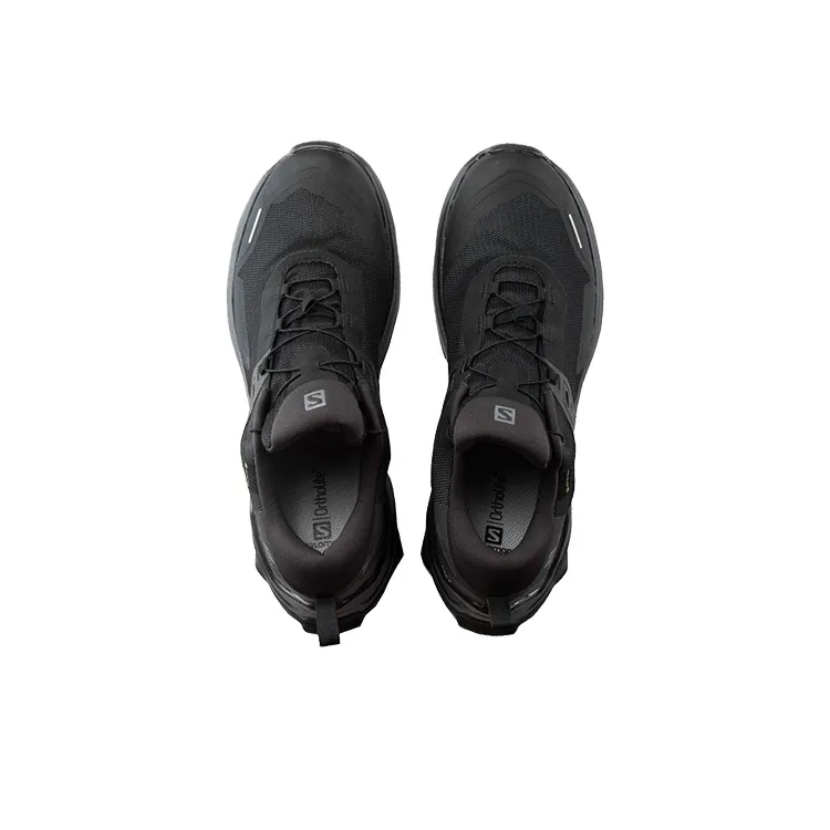 SALOMON Cushioned Waterproof And Breathable Low-Top Running Shoes Men's Black-4