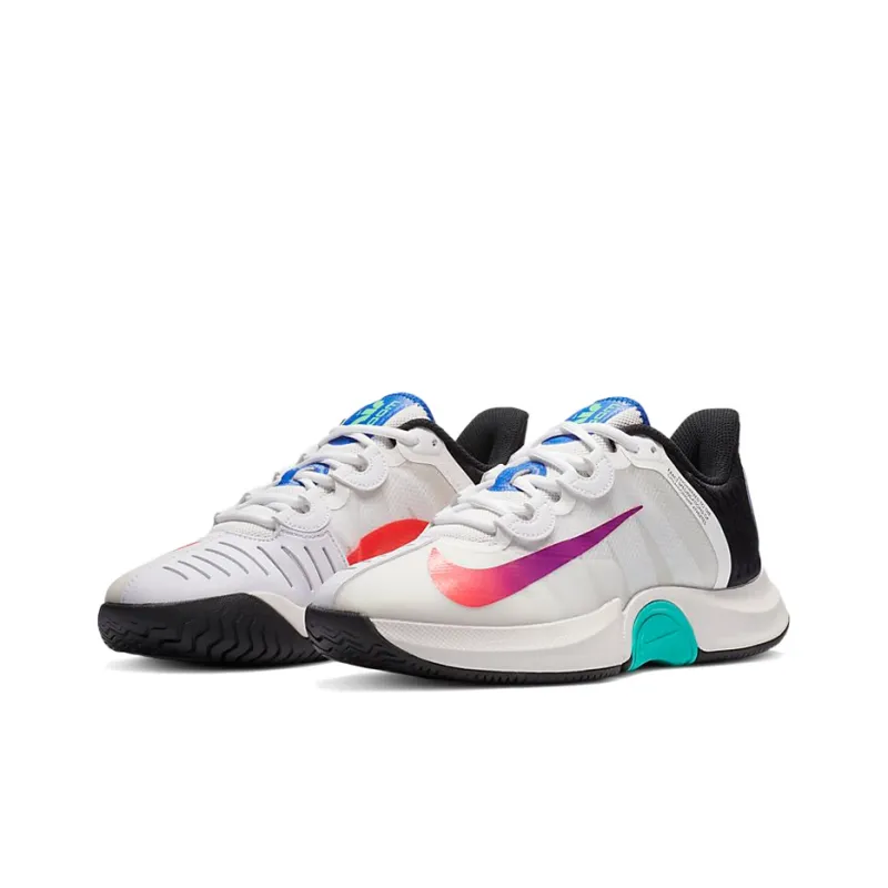 Nike Court Air Zoom Gp Turbo White Black Electro Green Women's-2