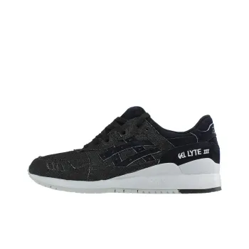 Asics Gel-Lyte 3 Wear-resistant And Lightweight Low-Top Running Shoes Men's Black Gray Color