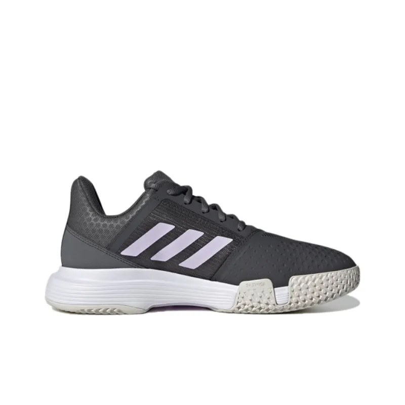 Adidas CourtJam Bounce Grey Purple Tint Women's-1