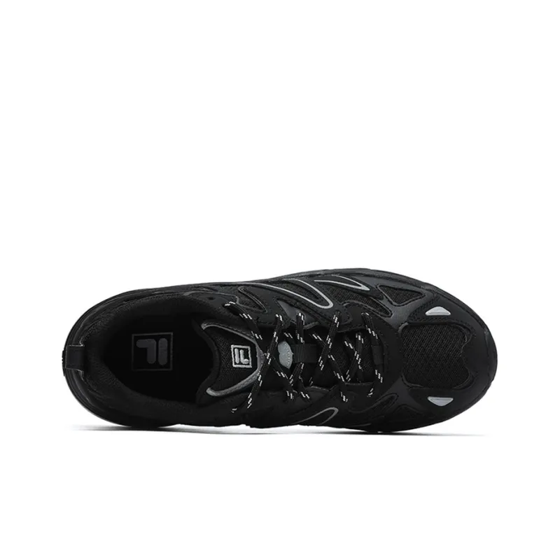 FILA Hertitage Low Top Black Women's-2