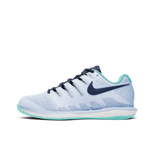 Nike Air Zoom Vapor X Tennis Shoes Women's Low-Top White/Blue