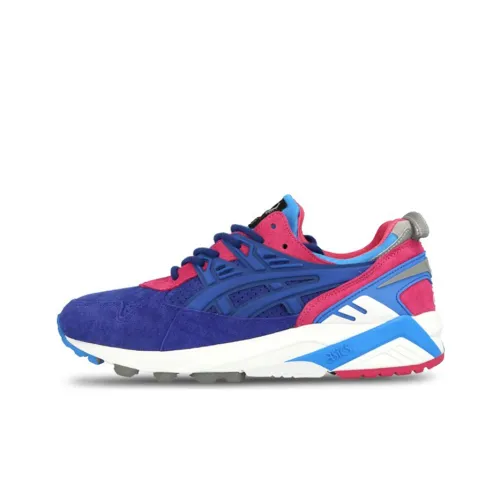 Asics Gel-Kayano Running Shoes Men Low-Top Blue/Pink