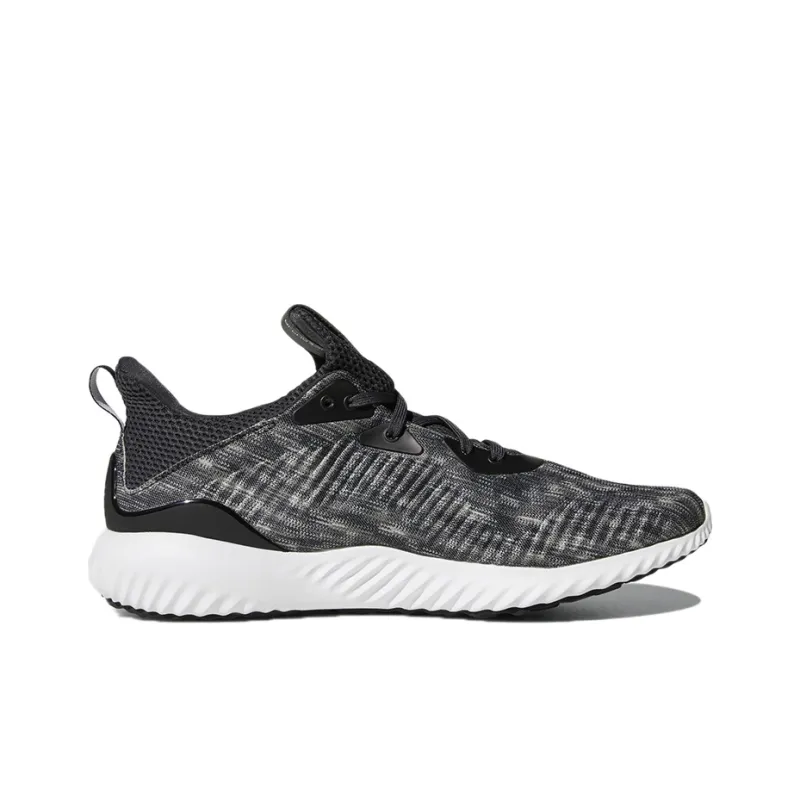 Adidas AlphaBounce Running Shoes Men Low-Top Carbon Black-1