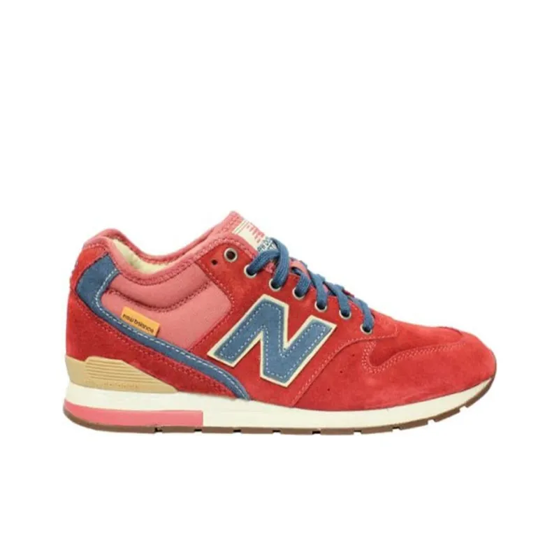 New Balance 996 Series Retro Mid Tops Casual Red-1