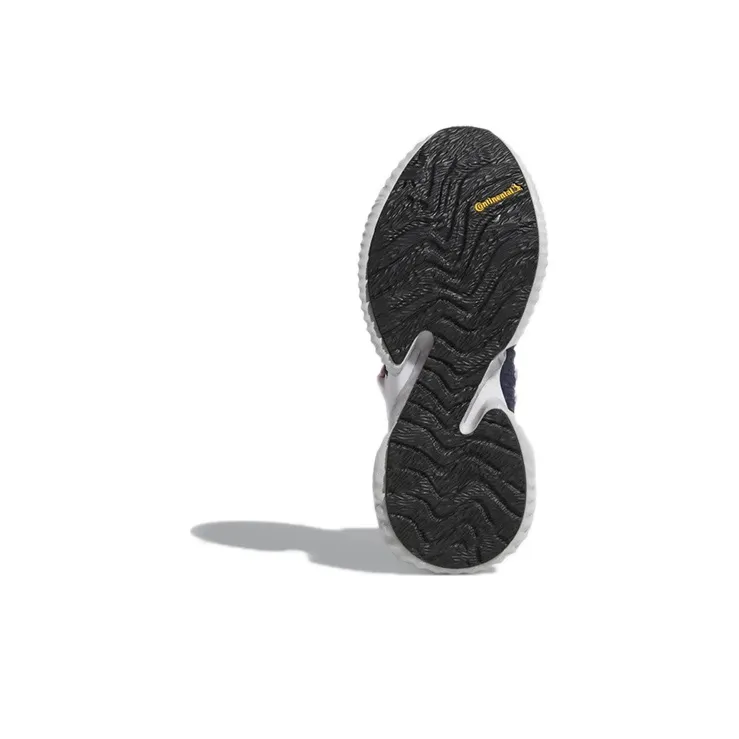 Adidas Alphabounce Instinct Slip-Resistant Breathable Low-Top Running Shoes Women's Purple Black-5