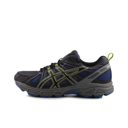 Asics Gel-Trail Tambora Running Shoes Men Low-Top Black/Dark Blue