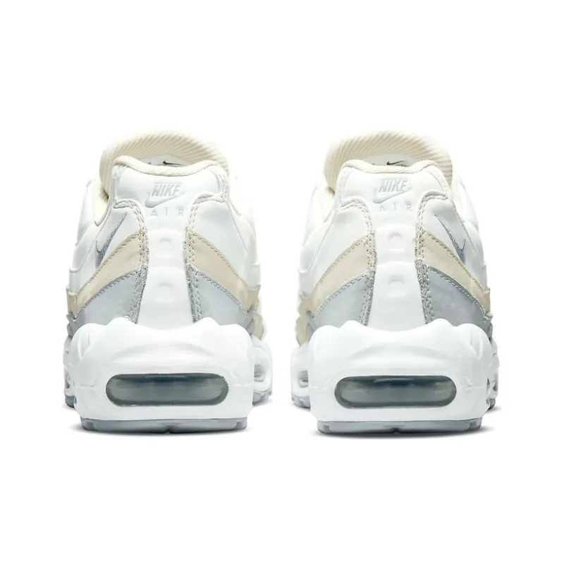 Nike Air Max 95 White Beige Grey Women's-4