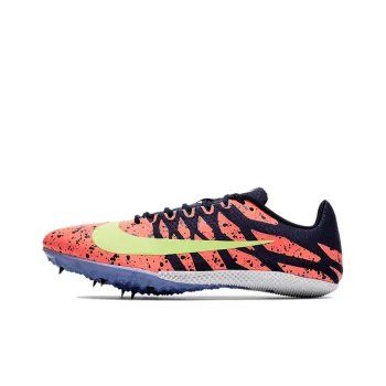 Nike Air Zoom Rival S 9 Spikes 'Paint Splatter Bright Mango Zitron'