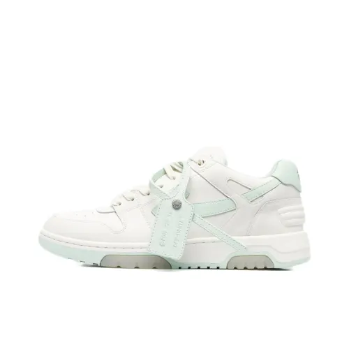 OFF-WHITE Out Of Office Casual Shoes Men Low-Top Mint Green