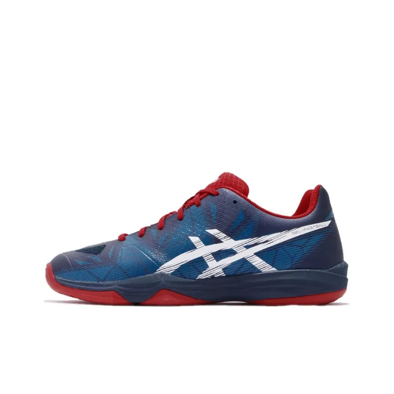 Asics Gel-Fastball Anti-Slip Wear-Resistant Low-Top Running Shoes Women's Blue White-0