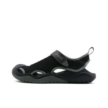 Crocs Swiftwater Sandals 'Black Dark Grey'