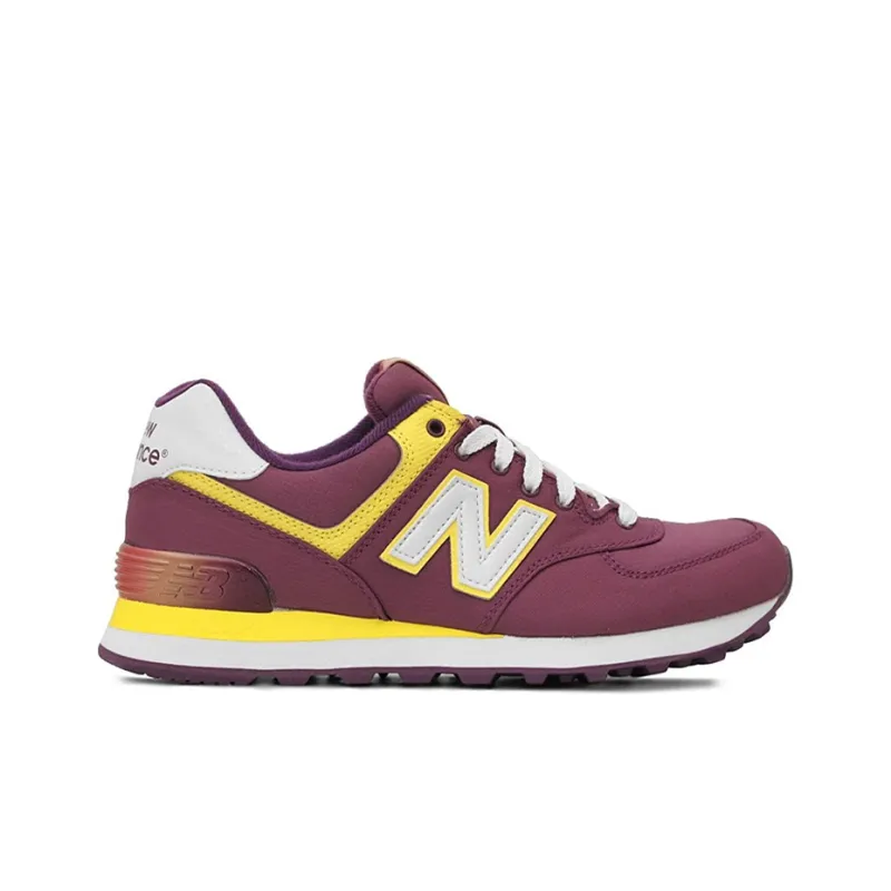 New Balance NB 574 Cushioning Anti Slip And Wear Resistant Low Top Running Shoes Women's Purple-1