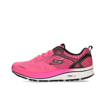 Skechers Go Run Consistent Anti-Slip And Wear-Resistant Lightweight Low-Top Casual Running Shoes Women's Bright Pink