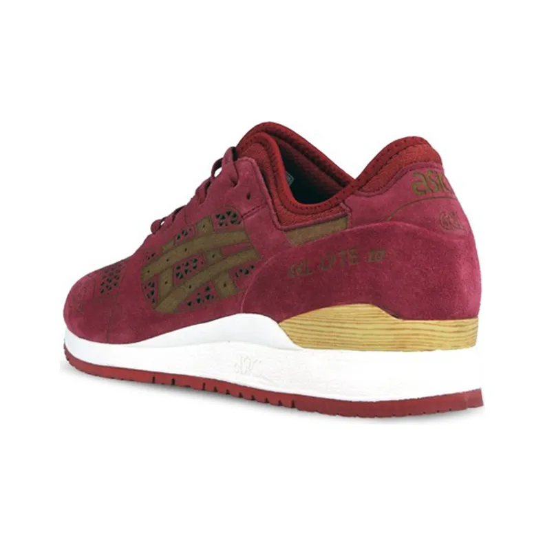 Asics Gel Lyte Iii Laser Cut Burgundy-3