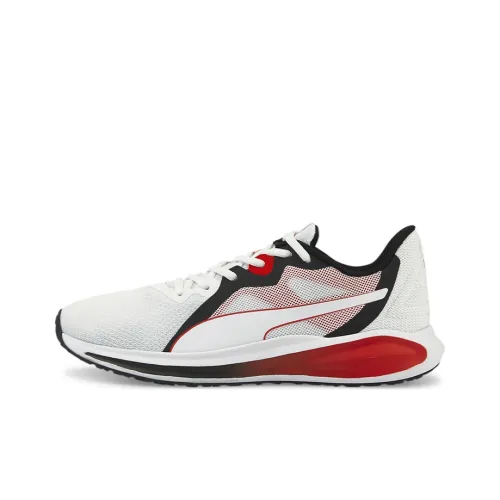 PUMA Twitch Runner Running Shoes Men Low-Top White/Black/Red