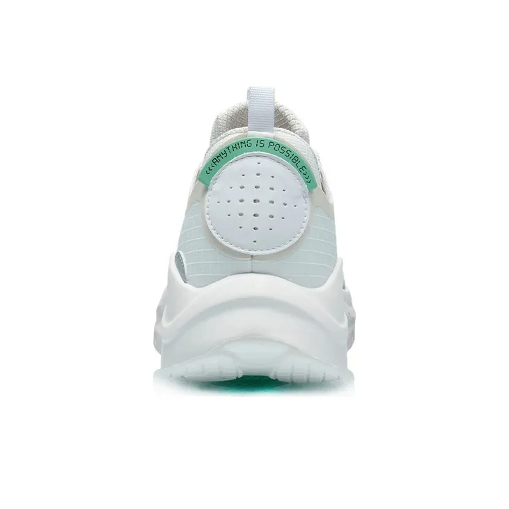 LINING Apocalypse Running Shoes Men Low Top White Green-4