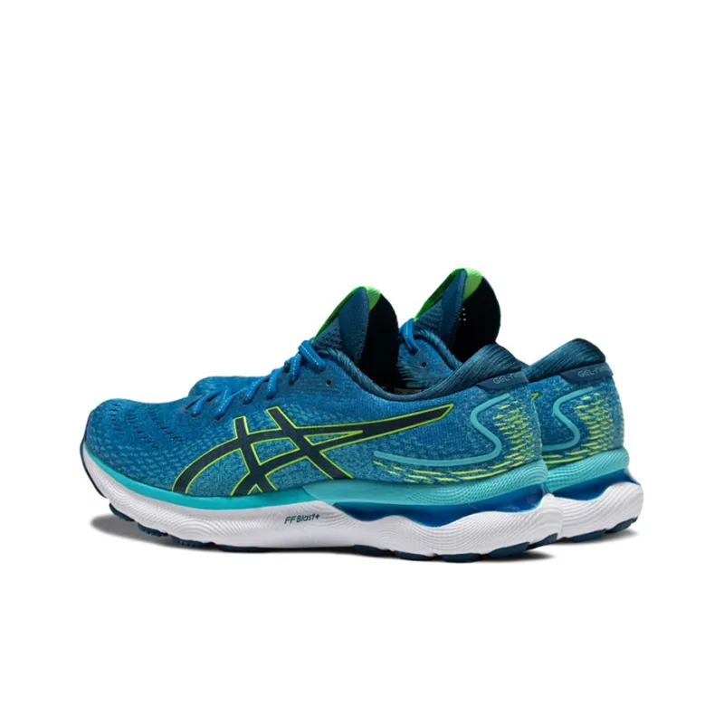 Asics Gel Nimbus 24 2E Wide 'Lake Drive Hazard Green'-2
