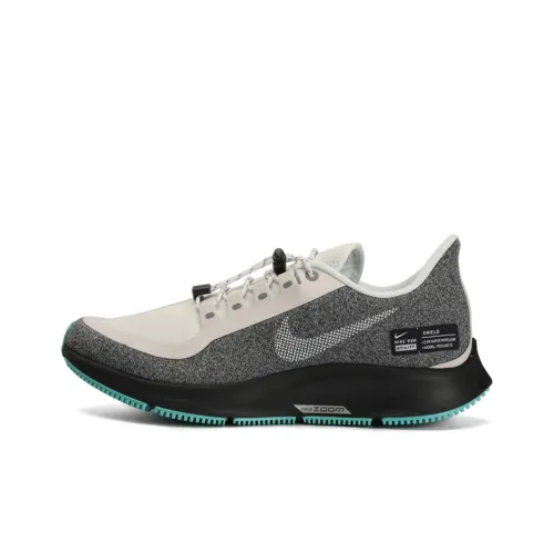 Nike Pegasus 35 Running Shoes Women's Low-Top Beige/Black/Gray