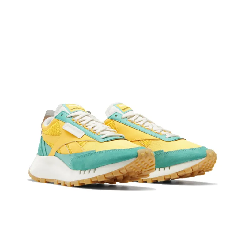 Reebok Kakao X Reebok Unisex Classic Legacy Running Shoes Yellow/Green-2