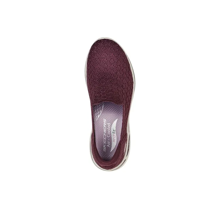 Skechers Go Walk Arch Fit Casual Shoes Women's Low-Top Burgundy-2